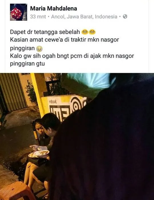 Ogah Pacaran di Pinggir Jalan, Cewek Ini Sebut Pasangan yang Makan Nasgor di Trotoar itu ‘Kasihan’ 5