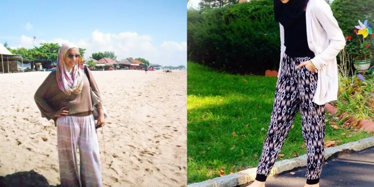 7 Style Baju Berhijab untuk Piknik ke Pantai 16