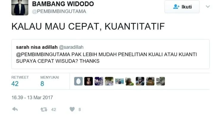 Ini Akun @PEMBIMBINGUTAMA Beneran Dosen Pembimbing yang Punya? Twit-Twitnya Bijak Tapi Sungguh Kocak 19