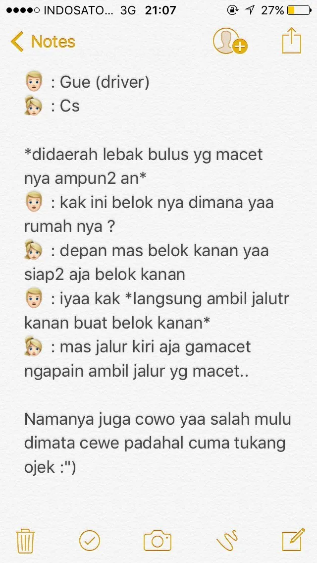 22 Drama Kocak Ini Nggak Akan Ada Lagi Kalau Transportasi Online Beneran Bubar. Yakin Kamu Ikhlas? 30