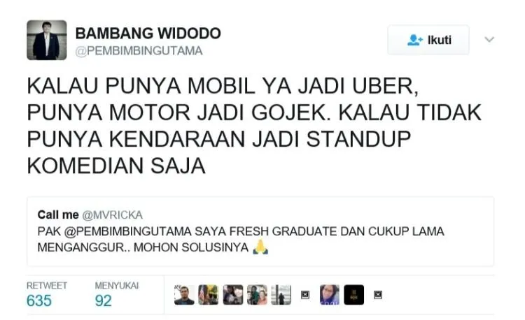 Ini Akun @PEMBIMBINGUTAMA Beneran Dosen Pembimbing yang Punya? Twit-Twitnya Bijak Tapi Sungguh Kocak 22