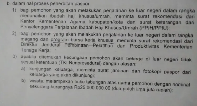 Heboh Bikin Paspor Harus Punya Tabungan 25 Juta, Bener Apa HOAX ya? Begini Penjelasan Lengkapnya! 7