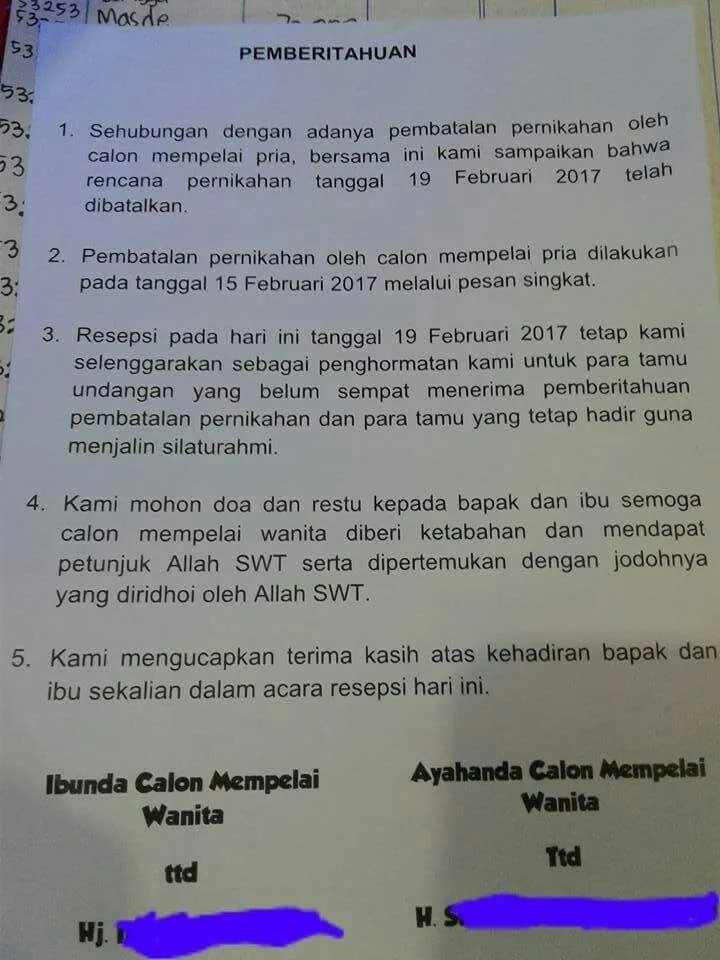 Masih Bingung Kenapa Ada yang Batal Nikah Walau Udah Sebar Undangan? Ini 3 Penjelasan Masuk Akal 6
