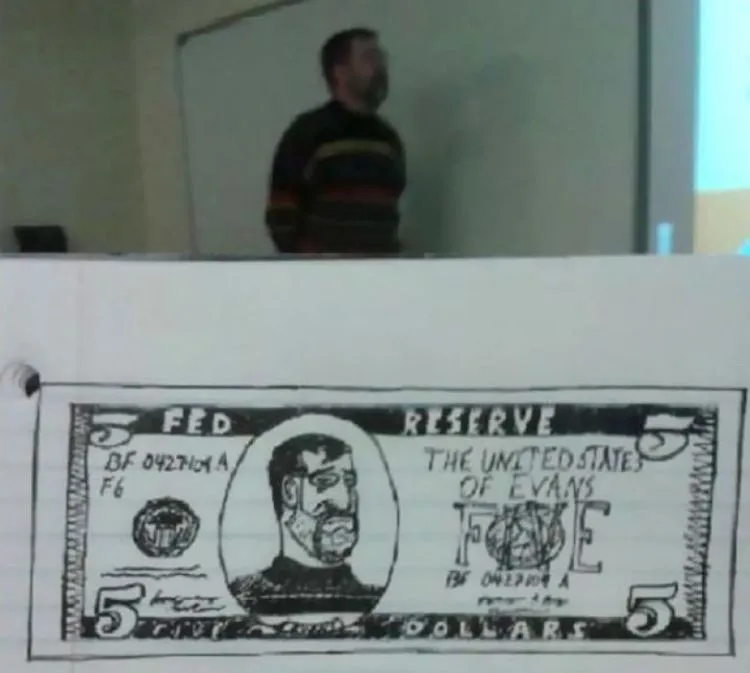 Bosan di Kelas, Mahasiswa Ini Malah Rajin Bikin Karikatur Absurd Dosennya Selama Satu Semester 15