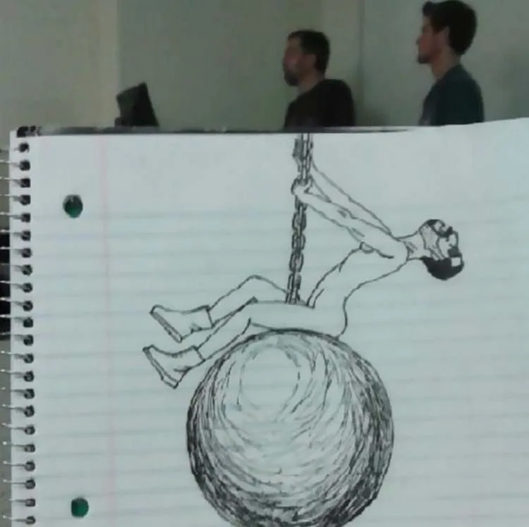 Bosan di Kelas, Mahasiswa Ini Malah Rajin Bikin Karikatur Absurd Dosennya Selama Satu Semester 19