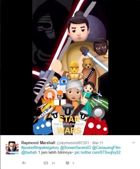 15 Poster Film yang Didesain Ulang Jadi Imut Pakai Emoji, Gemas! 54