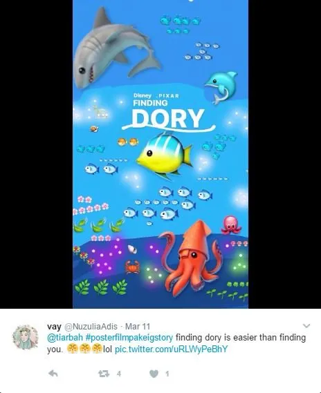 15 Poster Film yang Didesain Ulang Jadi Imut Pakai Emoji, Gemas! 46
