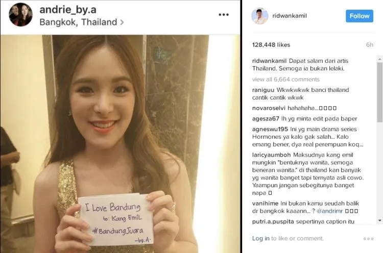Artis Sebegini Cantik Malah Dibilang Bencong, Bercandaan Ridwan Kamil Diganti Jadi Permintaan Maaf 3