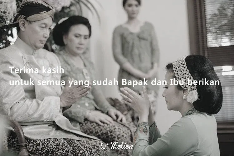 9+ Kata-Kata Sungkeman Pernikahan yang Bermakna 14