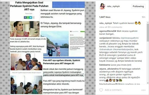 Diajak ke Luar Negeri Sampai Dibiayai Pernikahannya, Begini Lho Syahrini Memperlakukan Pembantunya 6