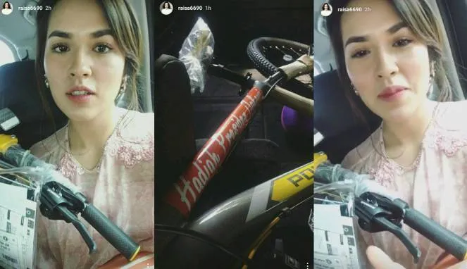 Raisa Baru Saja Dapat Hadiah Sepeda dari Presiden Jokowi, Kok Bisa? Memangnya Olahragawan :( 7