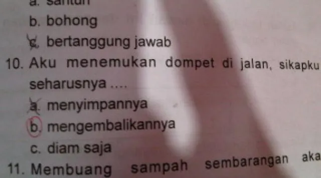 Memang Polos atau Niat Melawak, 17 Jawaban Bocah SD Saat Ujian Ini Kadang Ada Benarnya 33