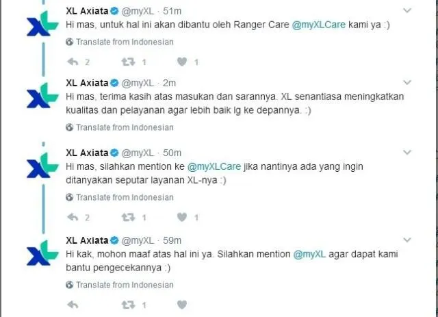 Provider XL Ikut Kena Bully Juga, Padahal Niat Awalnya Mau Ngejekin Telkomsel, Duh Malunya Si Admin 24