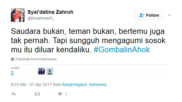 6 Bulan Lagi Ditinggal, Netizen Udah Mulai Ngegombal ke Ahok. Tagar #GombalinAhok pun Bertebaran 28
