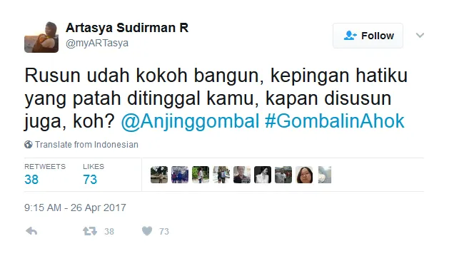 6 Bulan Lagi Ditinggal, Netizen Udah Mulai Ngegombal ke Ahok. Tagar #GombalinAhok pun Bertebaran 21