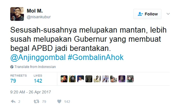 6 Bulan Lagi Ditinggal, Netizen Udah Mulai Ngegombal ke Ahok. Tagar #GombalinAhok pun Bertebaran 29
