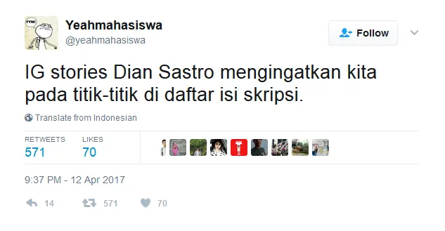 22 Reaksi Kocak Netizen ke Postingan IG Stories Dian Sastro yang Udah Kayak Titik-Titik Soal Ujian 26