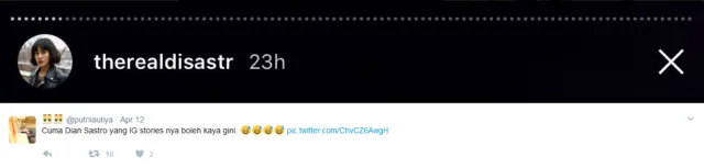 22 Reaksi Kocak Netizen ke Postingan IG Stories Dian Sastro yang Udah Kayak Titik-Titik Soal Ujian 46