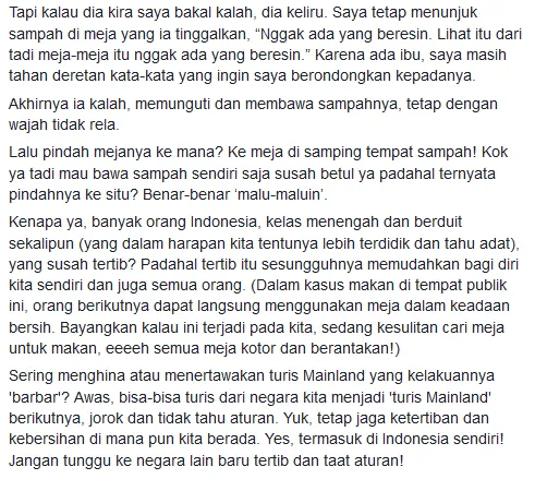 Wah, Kita Bisa Dikira Norak, Orang Indonesia Ini Viral Karena Mejanya Berantakan Usai Makan di Tokyo 8