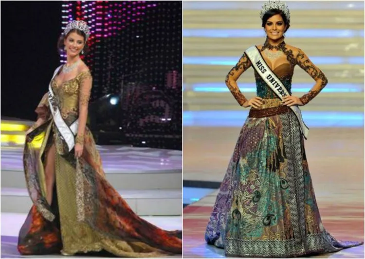 Keanggunan 8 Miss Universe Mengenakan Kebaya dari Tahun Ke Tahun. Inikah Bidadari Dunia? 14