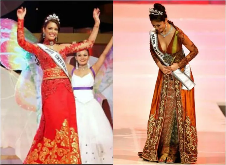 Keanggunan 8 Miss Universe Mengenakan Kebaya dari Tahun Ke Tahun. Inikah Bidadari Dunia? 15
