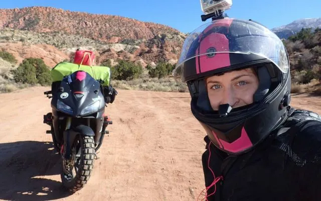 Boleh Ditiru, Cewek Ini Touring Keliling Dunia Pakai Motor Usai Putus Cinta! Bodo Amat dengan Mantan 6