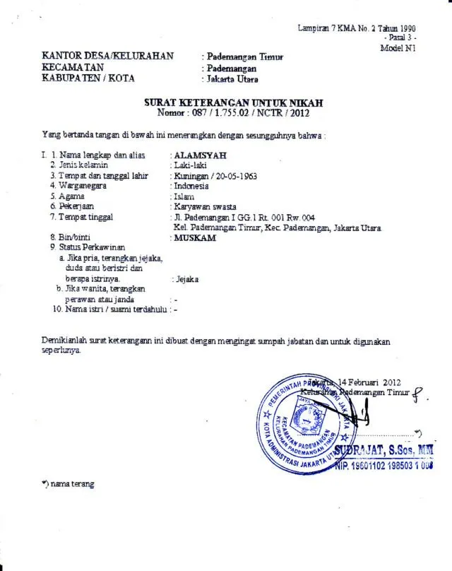 4 Alur untuk Urus Surat Numpang Nikah. Jangan Malas Baca, Apalagi Kalau Kamu dan Calon Beda Daerah 7