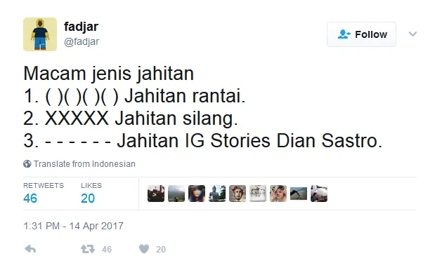 22 Reaksi Kocak Netizen ke Postingan IG Stories Dian Sastro yang Udah Kayak Titik-Titik Soal Ujian 29