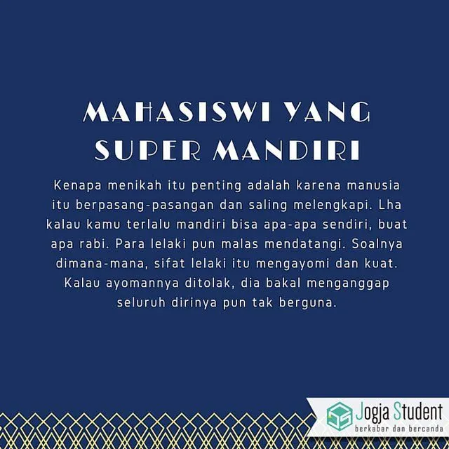 Beredar Lagi Twit Anti Cewek Mandiri. Duh Apa Cewek yang Apa-apa Bisa Sendiri Begitu Mengintimidasi? 7