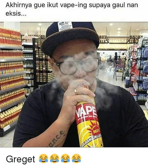 Kasih 13 Meme Ini Buat Temanmu yang Doyan Nge-Vape, Siapa Tahu Bisa Jadi Introspeksi 15