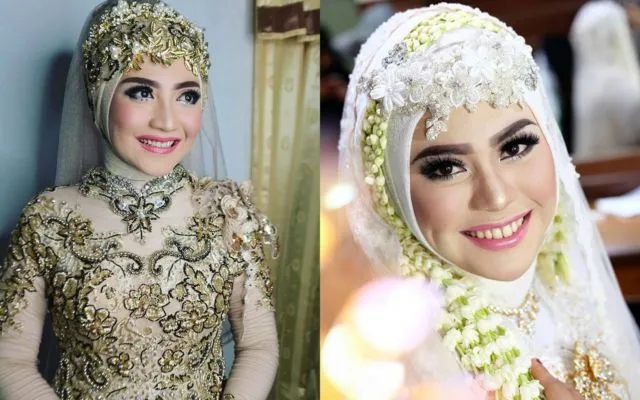 12 Inspirasi Perhiasan Melingkar di Kepala untuk Pengantin Berhijab, Tren Terbaru Percantik Tampilanmu 21