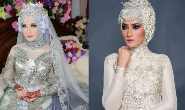 12 Inspirasi Perhiasan Melingkar di Kepala untuk Pengantin Berhijab, Tren Terbaru Percantik Tampilanmu 24
