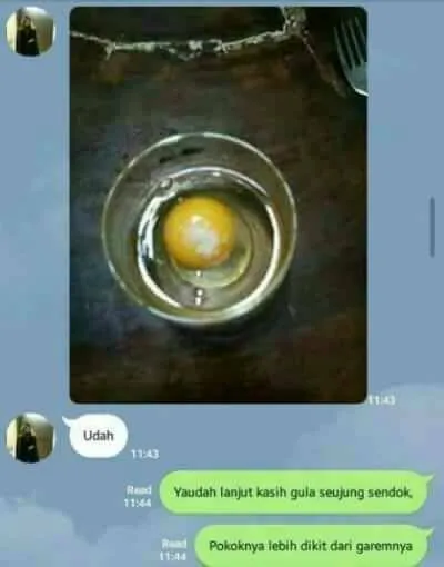Cewek Ini Ternyata Nggak Bisa Masak, Lalu Diajari Masak Telur Sama Cowoknya, Isi Chatnya Bikin Gemas 27