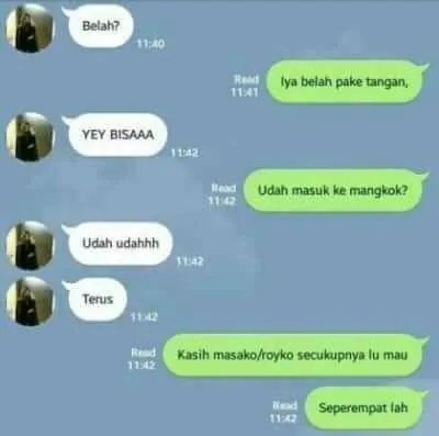 Cewek Ini Ternyata Nggak Bisa Masak, Lalu Diajari Masak Telur Sama Cowoknya, Isi Chatnya Bikin Gemas 26