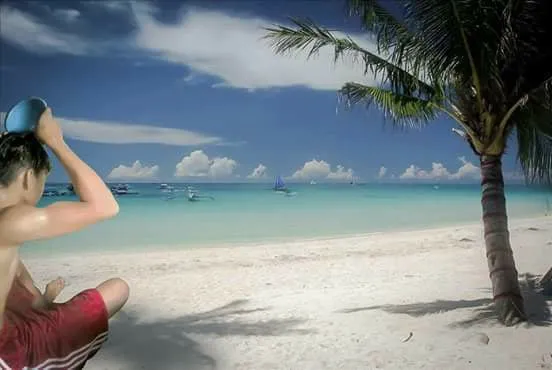 Mimpi Jadi Nyata! Awalnya Cuma Foto Pura-pura di Pulau Borocay, Eh Dibayari Beneran Liburan ke Sana 7