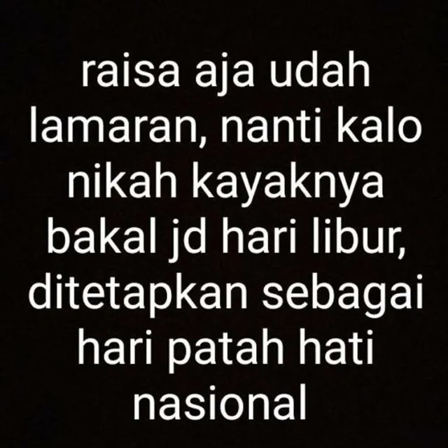 13 Meme Menyambut Hari Patah Hati Nasional: Raisa-Hamish Resmi Bertunangan! 20
