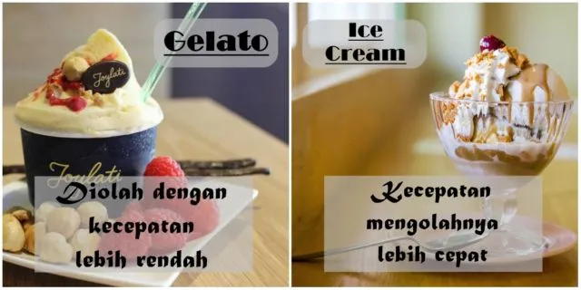 Sering Dikira Sama, Ternyata Ada Bedanya. Biar Nggak Ketipu, Kenali 8 Bedanya Ice Cream & Gelato Ini 11