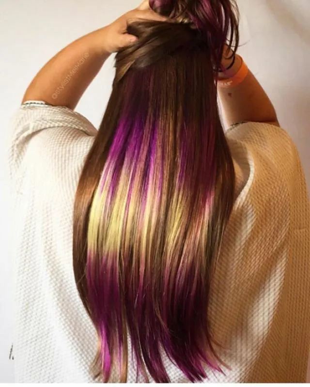 Shine Line, Tren Warna Rambut Terbaru Ala Unicorn yang Viral di Instagram. Kamu Mau Coba? 14