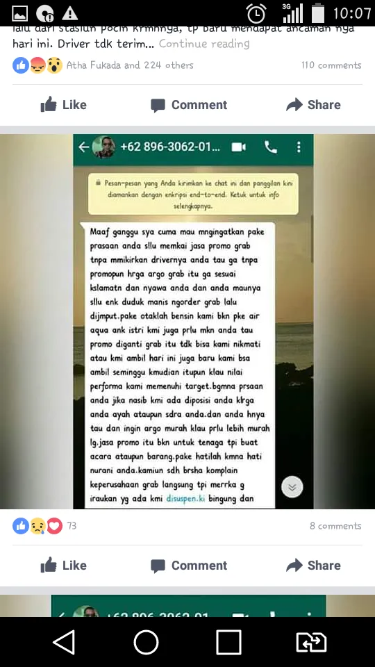 Makin Banyak Aja Polemik Transport Online. Sudah Dibayar Credit, Supir Uber Marah-marah Minta Cash 5