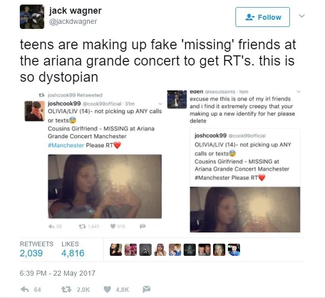 Bikin Panik! Inilah Berita Palsu yang Beredar Terkait Bom di Konser Ariana Grande Kemarin, Be Smart 15