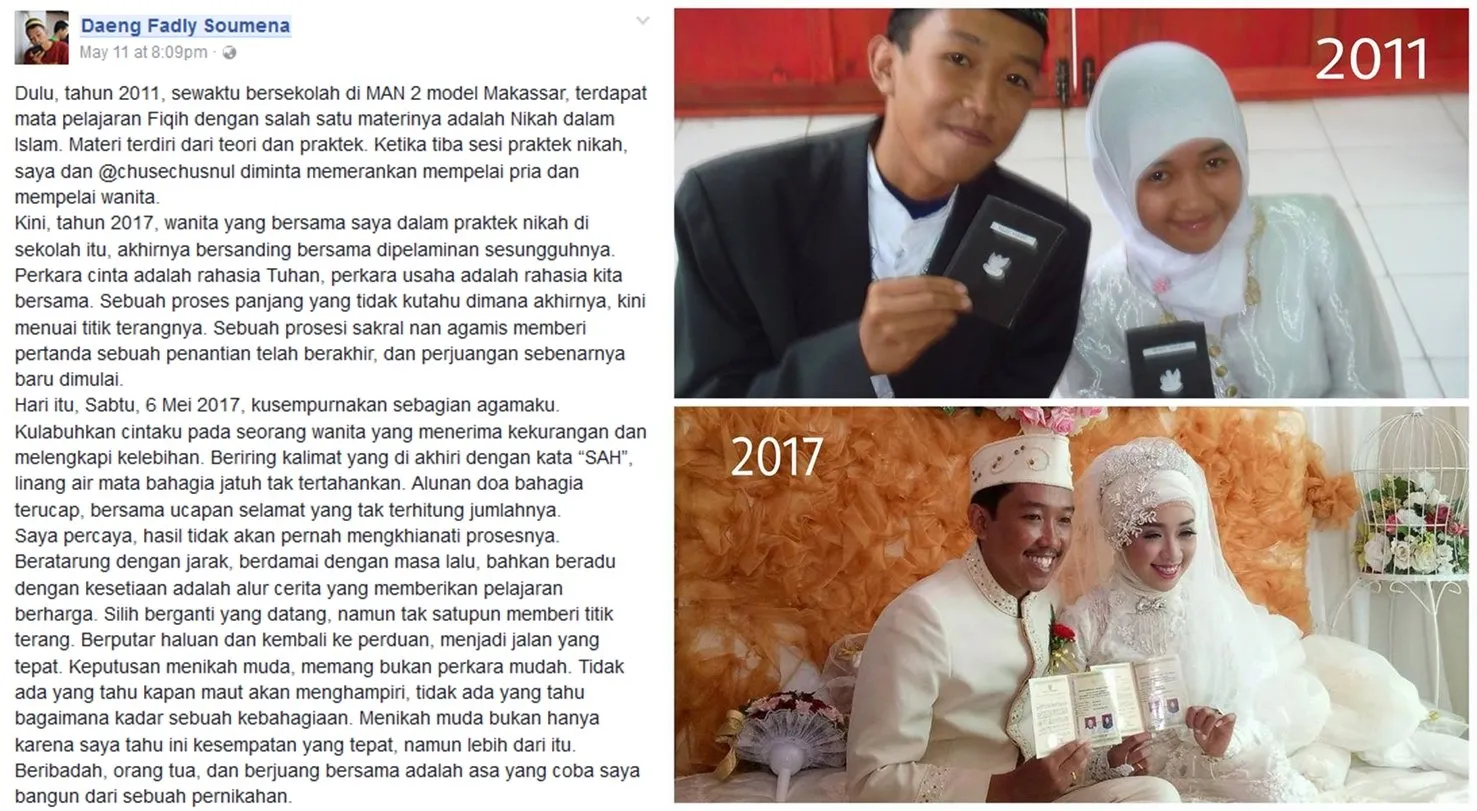 Suami-Istri Baru Ini Dulunya Sempat Nikah Pura-pura Buat Praktikum, Eh Sekarang Sah Beneran, Sweet!