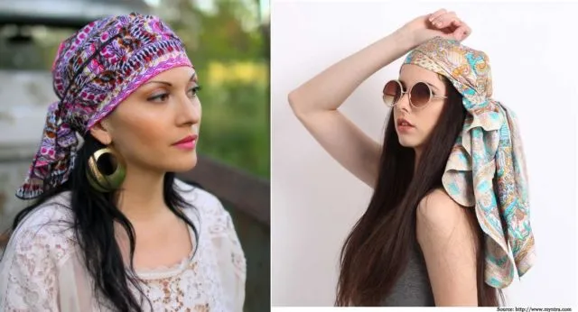 10 Kreasi Percantik Tampilan Kepala dengan Scarf, Berhijab atau Nggak Sama-sama Menawan 17