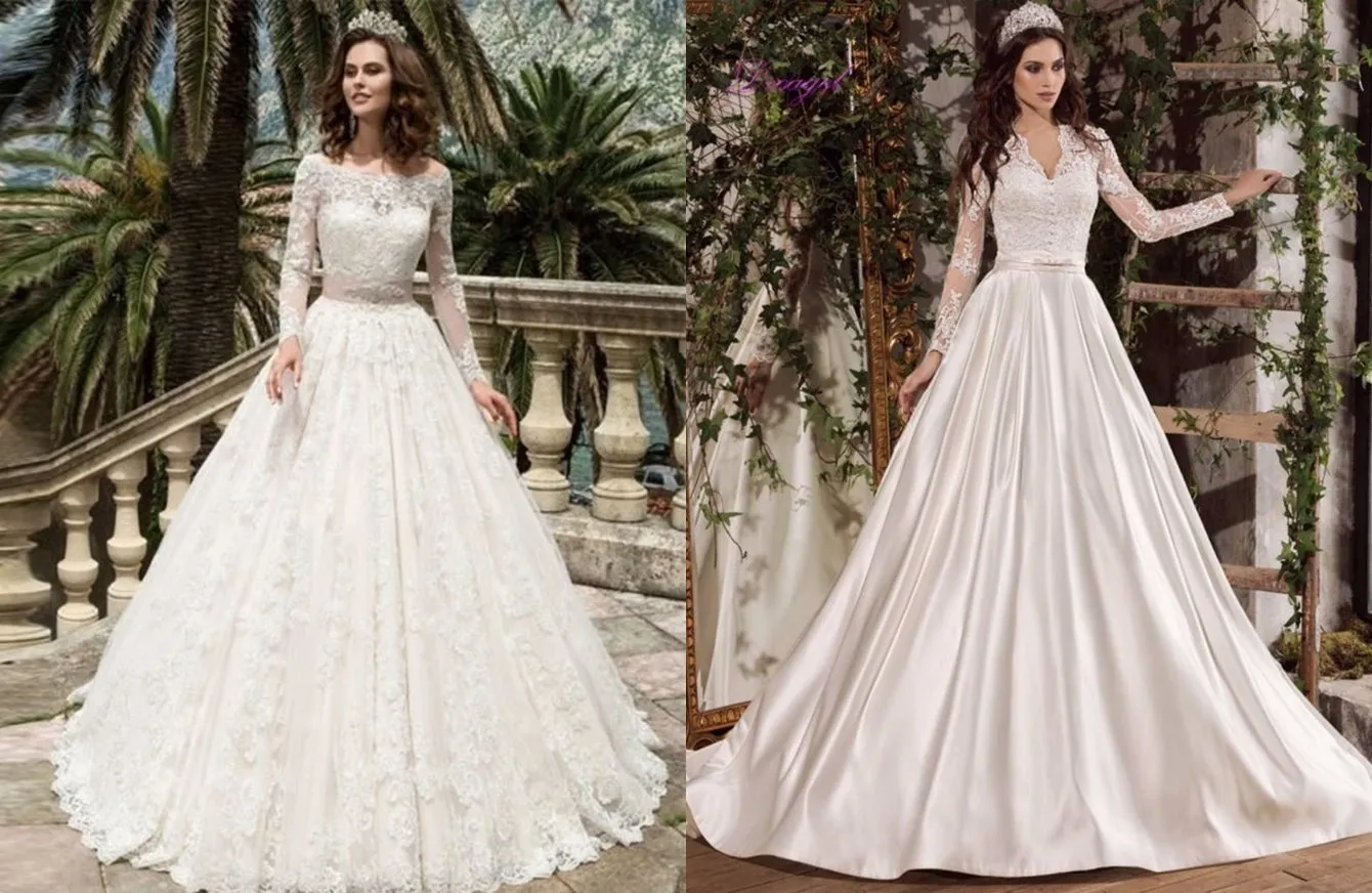 Tampil Menawan Tanpa Harus Serba Terbuka. Inilah 13 Inspirasi Bridal Look dengan Lengan Tertutup