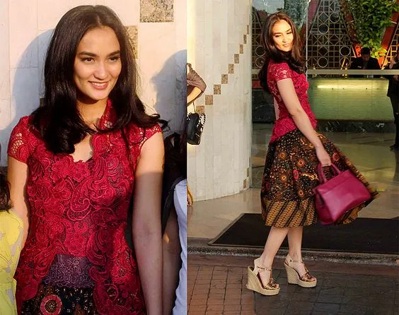 13 Inspirasi Kebaya Lengan Pendek untuk Segala Acara. Santai Tapi Tetap Terlihat Punya Pesona 25