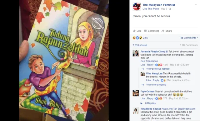 Tudung Rapunzelilah, Buku Cerita yang Dikira Mengisahkan Wanita Berjilbab Masukin Cowok ke Rumah 9