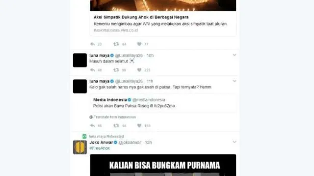 Ada yang Lucu dari Komentar Para Seleb Ini ke Kasus Pornografi Habib Rizieq-Firza, Gregetan! 8