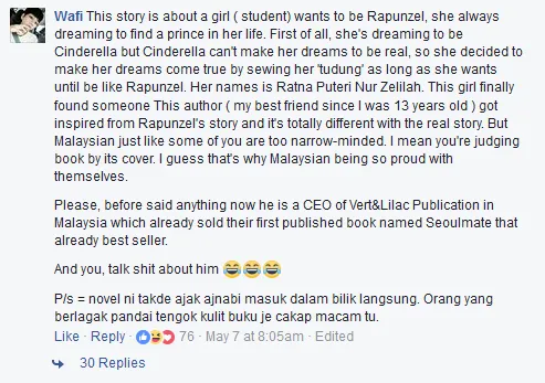 Tudung Rapunzelilah, Buku Cerita yang Dikira Mengisahkan Wanita Berjilbab Masukin Cowok ke Rumah 13