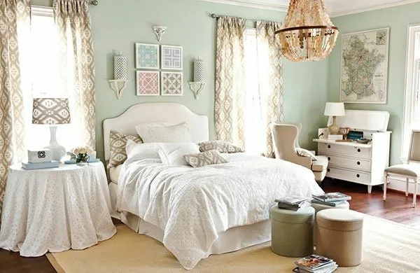 Inspirasi Kamar Tidur dan Bathtub Shabby Chic Menawan yang Terlalu Seru untuk Dilewatkan 20