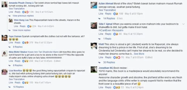 Tudung Rapunzelilah, Buku Cerita yang Dikira Mengisahkan Wanita Berjilbab Masukin Cowok ke Rumah 10