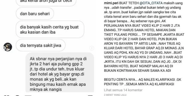 Mimi Peri Terlunta-lunta di Bandara, Wajar Netizen Bilang Aron Ashab Keterlaluan, Cuma Numpang Tenar! 8